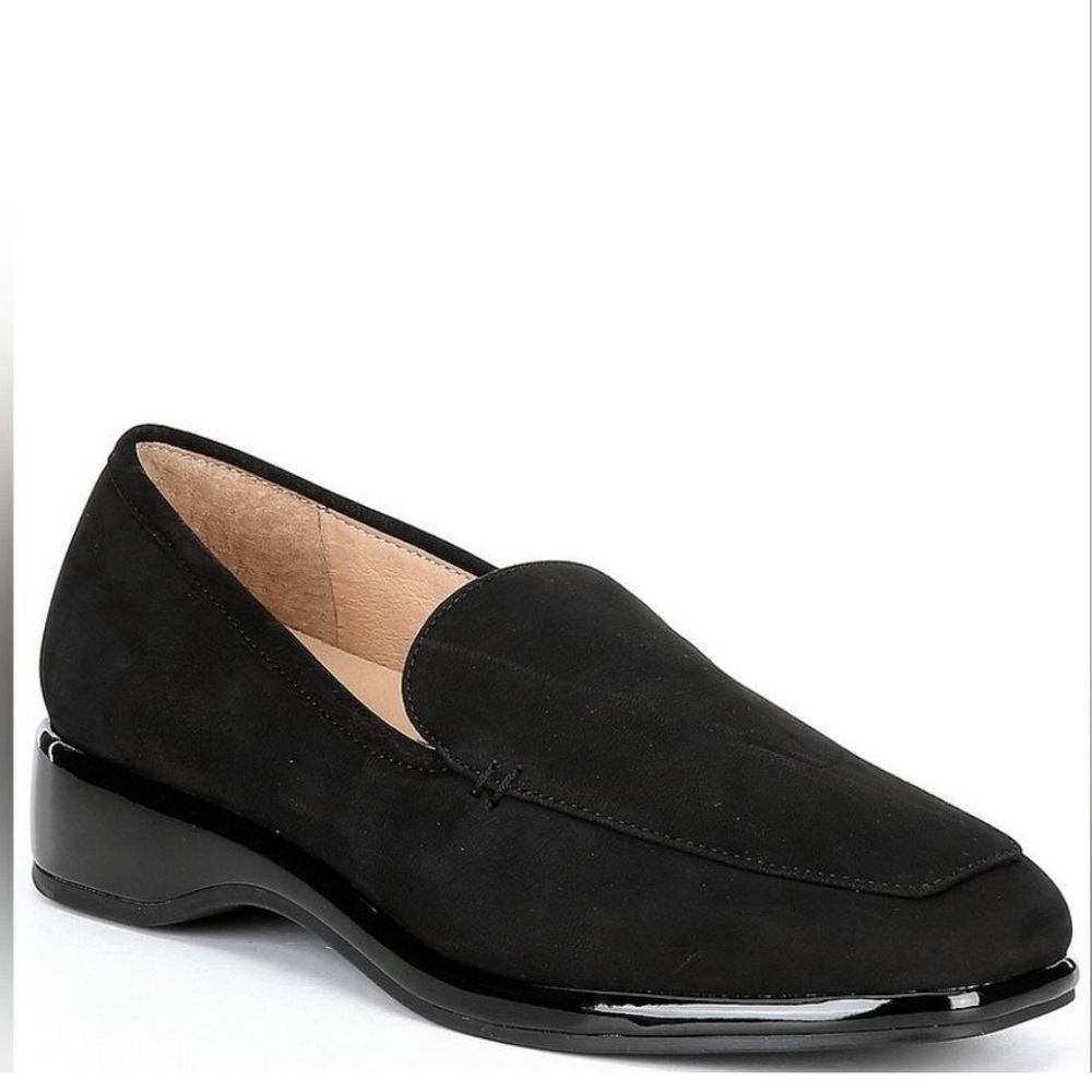 Alex Marie Lynore Black Suede Slip-On Loafers 8